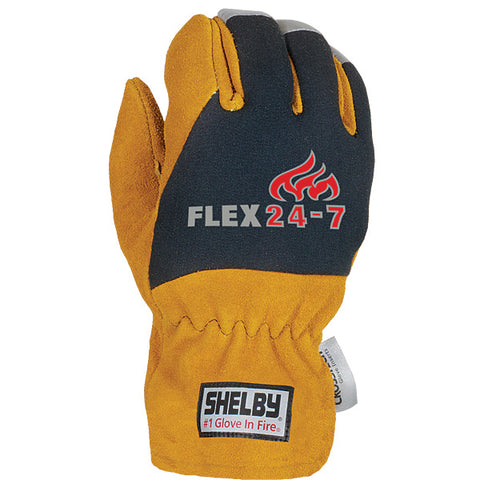 SHELBY FLEX 24-7 STRUCTURAL FIRE FIGHTING GLOVES - 5285G