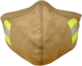 PGI BarriAire™ Gold FR Face Mask with Wrap Around Strap & Reflective Trim