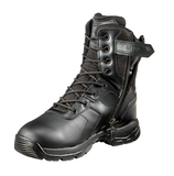 BATTLE-OPS 8-INCH WATERPROOF BLACK TACTICAL BOOT - SIDE ZIP & COMP SAFETY TOE