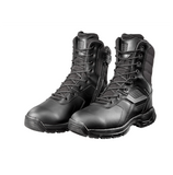 BATTLE-OPS 8-INCH WATERPROOF BLACK TACTICAL BOOT - SIDE ZIP & COMP SAFETY TOE