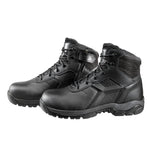 BATTLE-OPS 6-INCH WATERPROOF BLACK TACTICAL BOOT - SIDE ZIP & COMP SAFETY TOE