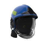 CAIRNS XF1 MODERN FIREFIGHTER HELMET - BLUE GLOSS