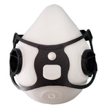 Comfort Air Half Mask Respirator with N95 Filtered Exhalation - White