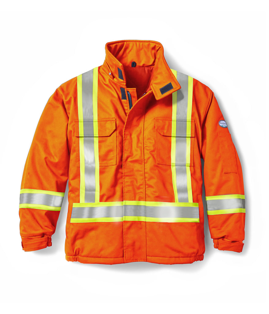 RASCO FR HI VIS INSULATED BOMBER JACKET – SafeDesign Apparel Ltd