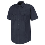 HORACE SMALL 100% COTTON BUTTON FRONT SHIRT - DARK NAVY