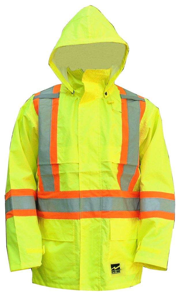 CSA Z96 15 Class 2 Level Rain Jacket SafeDesign Apparel Ltd