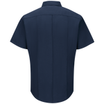 WORKRITE MEN'S CLASSIC SHORT SLEEVE FIRE CHIEF SHIRT - NAVY