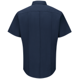 WORKRITE MEN'S CLASSIC SHORT SLEEVE FIRE CHIEF SHIRT - NAVY