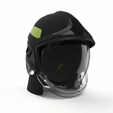 CAIRNS XF1 MODERN FIREFIGHTER HELMET - BLACK MATTE