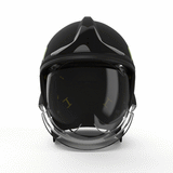 CAIRNS XF1 MODERN FIREFIGHTER HELMET - BLACK MATTE