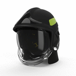 CAIRNS XF1 MODERN FIREFIGHTER HELMET - BLACK MATTE