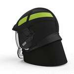 CAIRNS XF1 MODERN FIREFIGHTER HELMET - BLACK MATTE