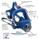 COMFORT AIR FULL MASK RESPIRATOR - Series 130M FULL FACEPIECE